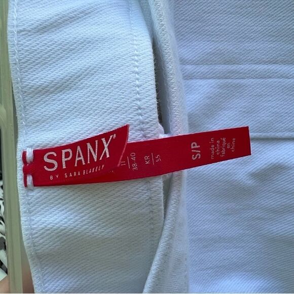 Spanx White Stretch Jeans Jean-ish Ankle Skinny Legging 20018 Size Small - Picture 6 of 7